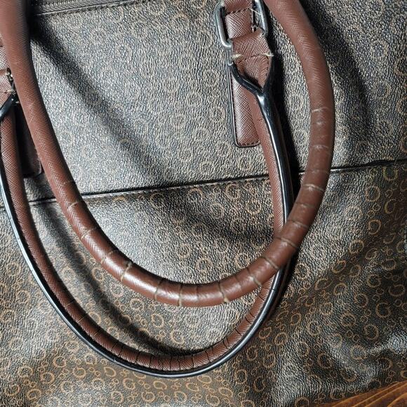 Womens Guess Purse Handbag Brown Shoulder Bag 15x12x5 - Picture 10 of 10